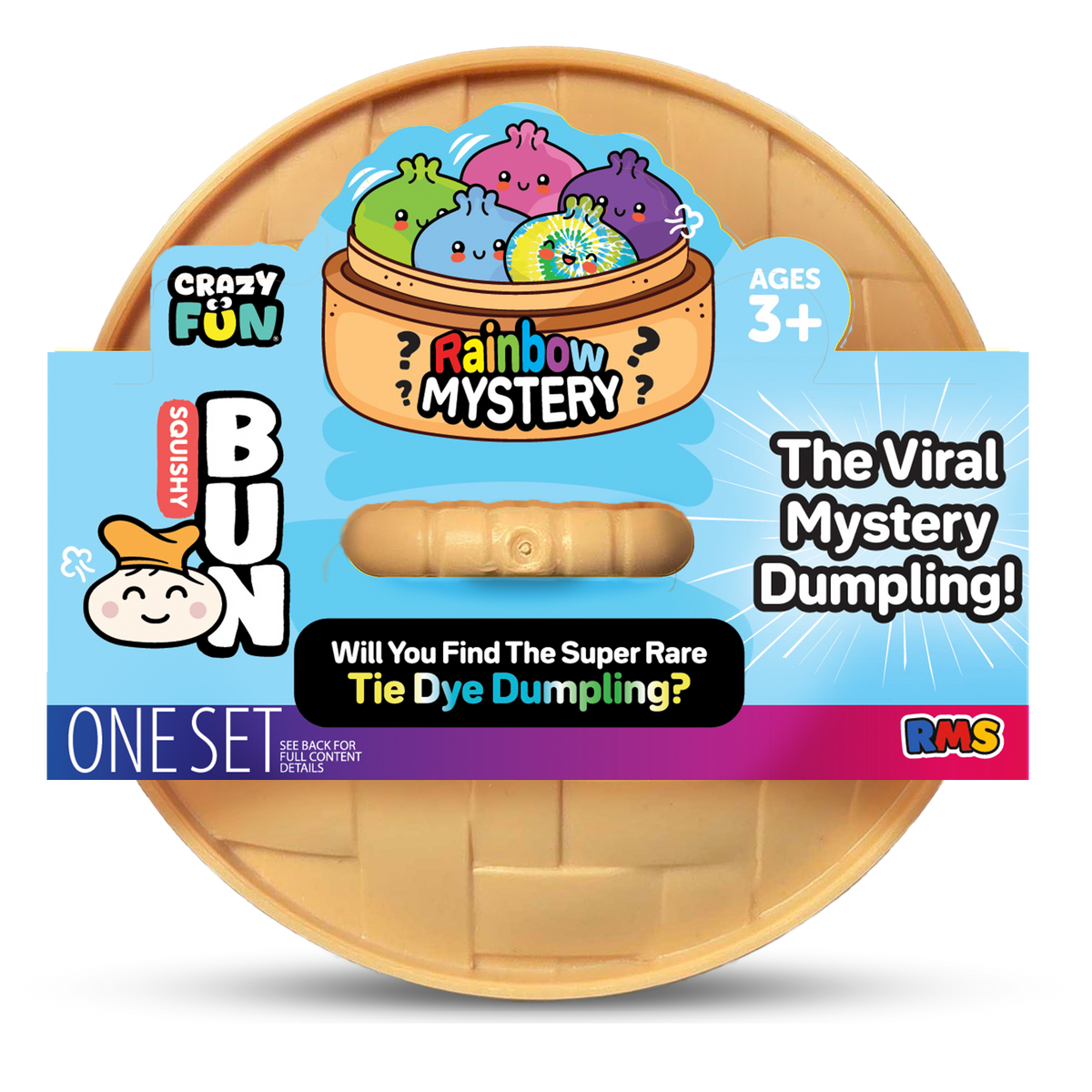 Crazy Fun Tie Dye Mystery Squishy Dumpling package