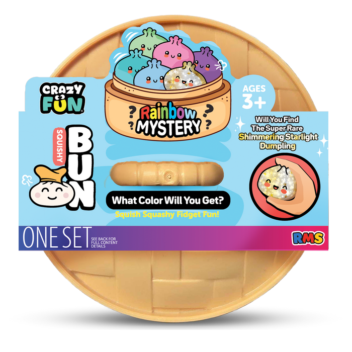 Crazy Fun Shimmering Starlight Mystery Squishy Dumpling package