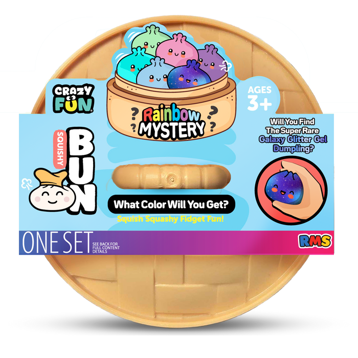 Crazy Fun Galaxy Glitter Gel Mystery Squishy Dumpling package