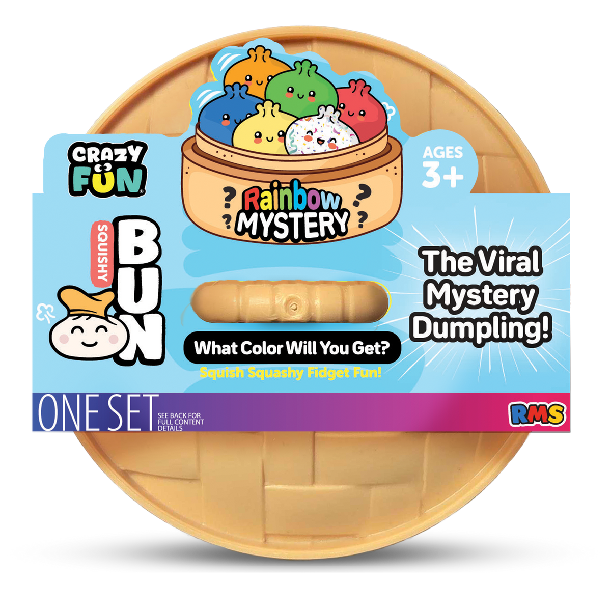 Crazy Fun Rainbow Mystery Squishy Dumpling package