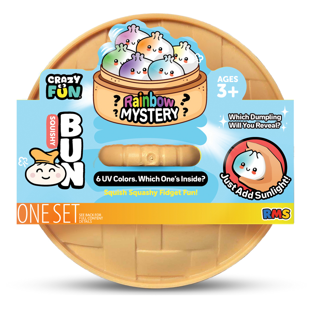 Crazy Fun UV Mystery Squishy Dumpling package