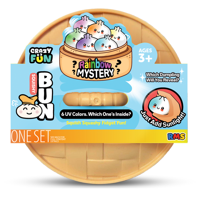 Crazy Fun UV Mystery Squishy Dumpling package