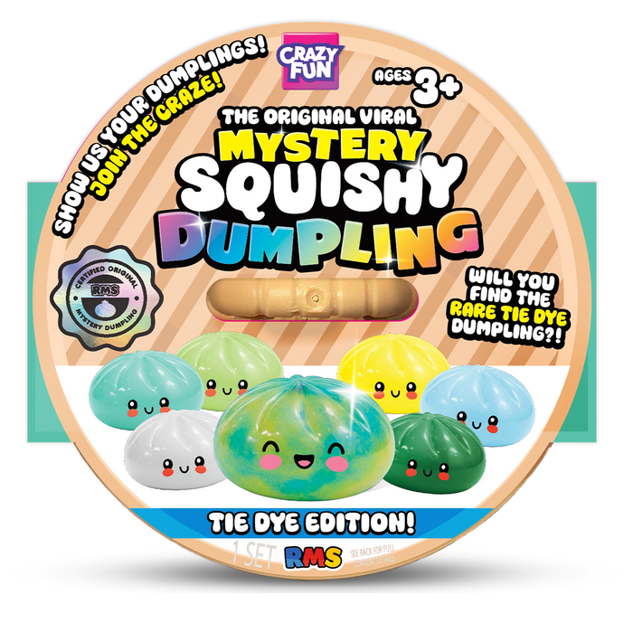 Crazy Fun Tie Dye Mystery Squishy Dumpling package