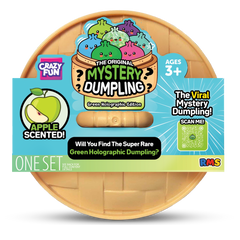 Crazy Fun Green Holographic Mystery Squishy Dumpling package