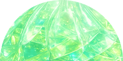 Crazy Fun Green Holographic Mystery Squishy Dumpling collection background