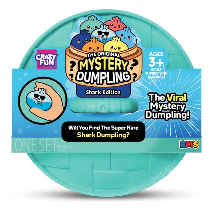 Crazy Fun Shark Mystery Squishy Dumpling package