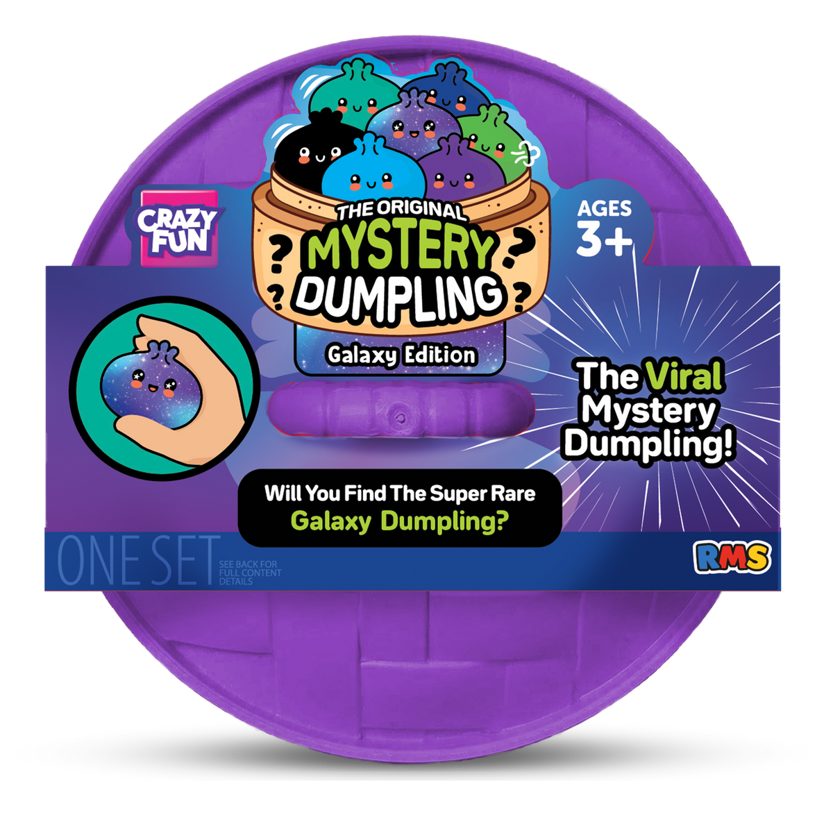 Crazy Fun Galaxy Mystery Squishy Dumpling package