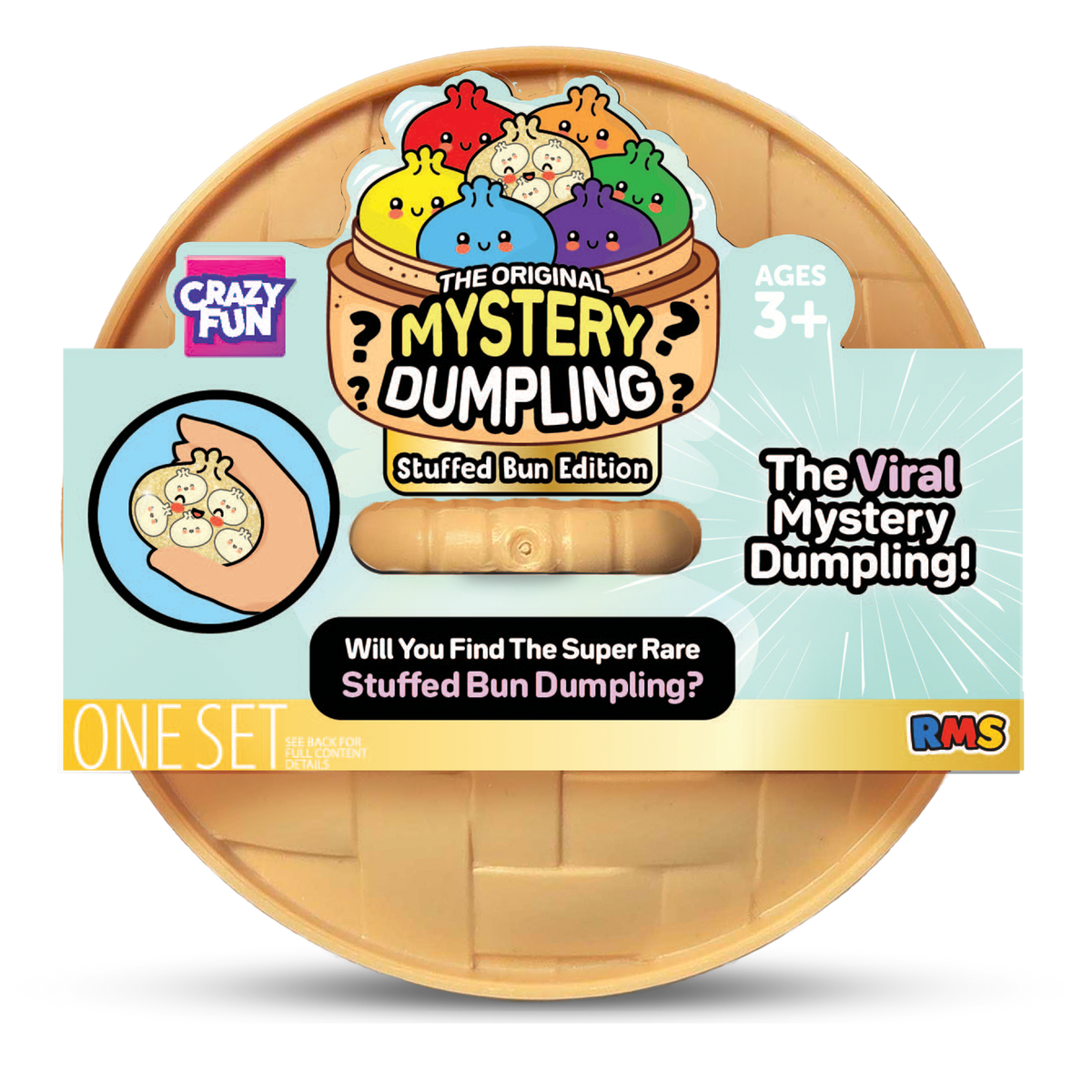 Crazy Fun Stuffed Bun Mystery Squishy Dumpling package