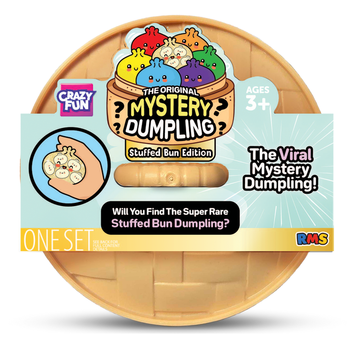 Crazy Fun Stuffed Bun Mystery Squishy Dumpling package