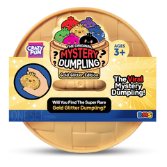 Crazy Fun Gold Glitter Mystery Squishy Dumpling package